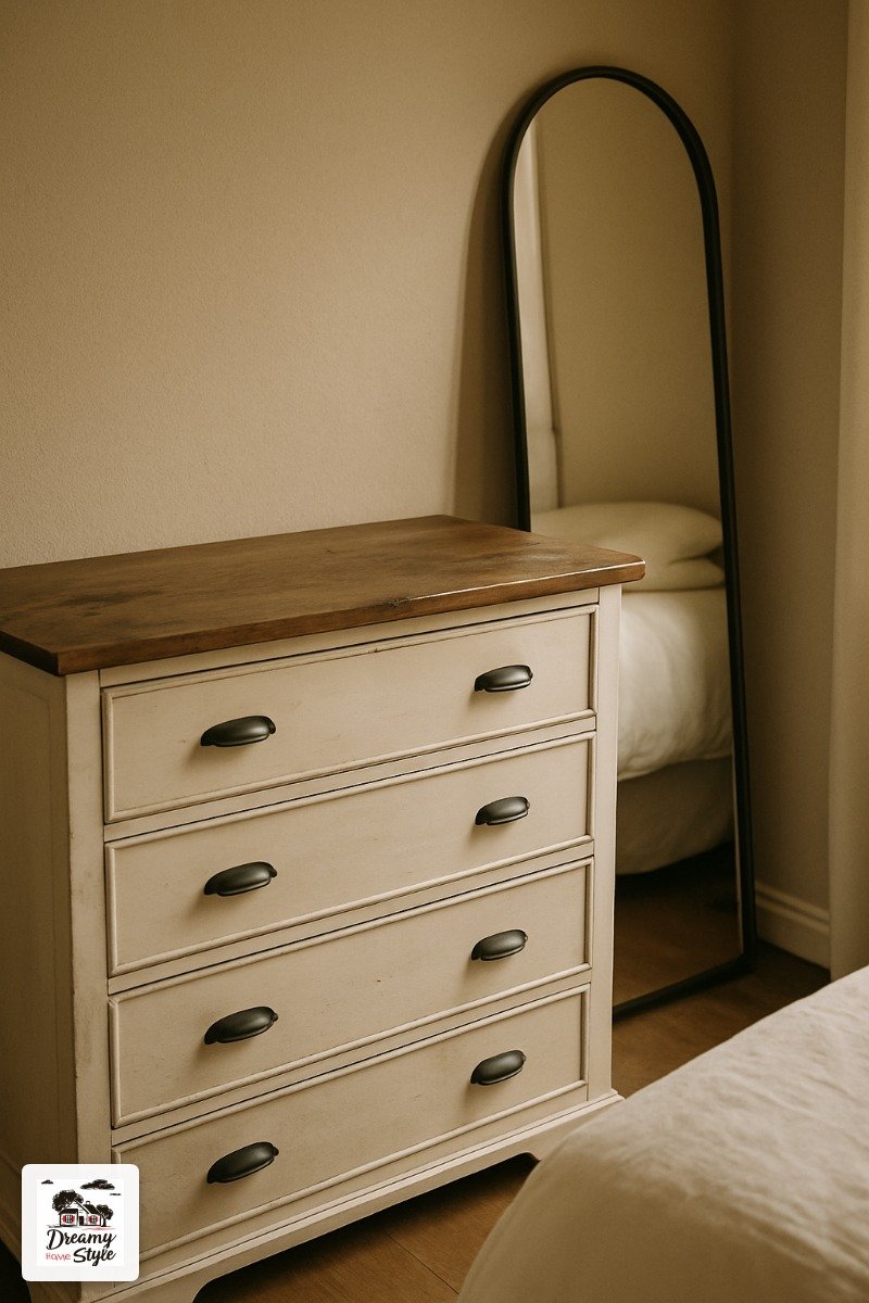 The Rustic Wood Dresser Pairing That Just Gets It