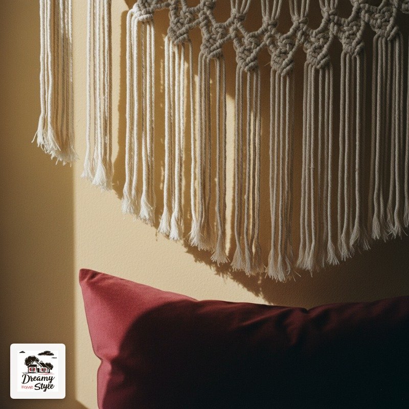 A Macramé Headboard Is the Easiest DIY Win
