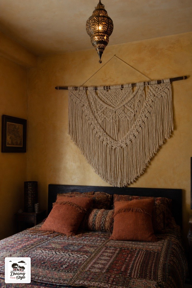 A Macramé Headboard Is the Easiest DIY Win
