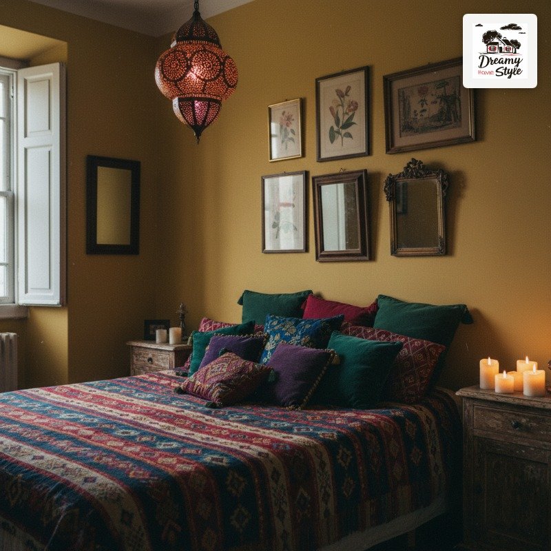 Start With an Ochre or Terracotta Wall (Not Black — Trust Me)