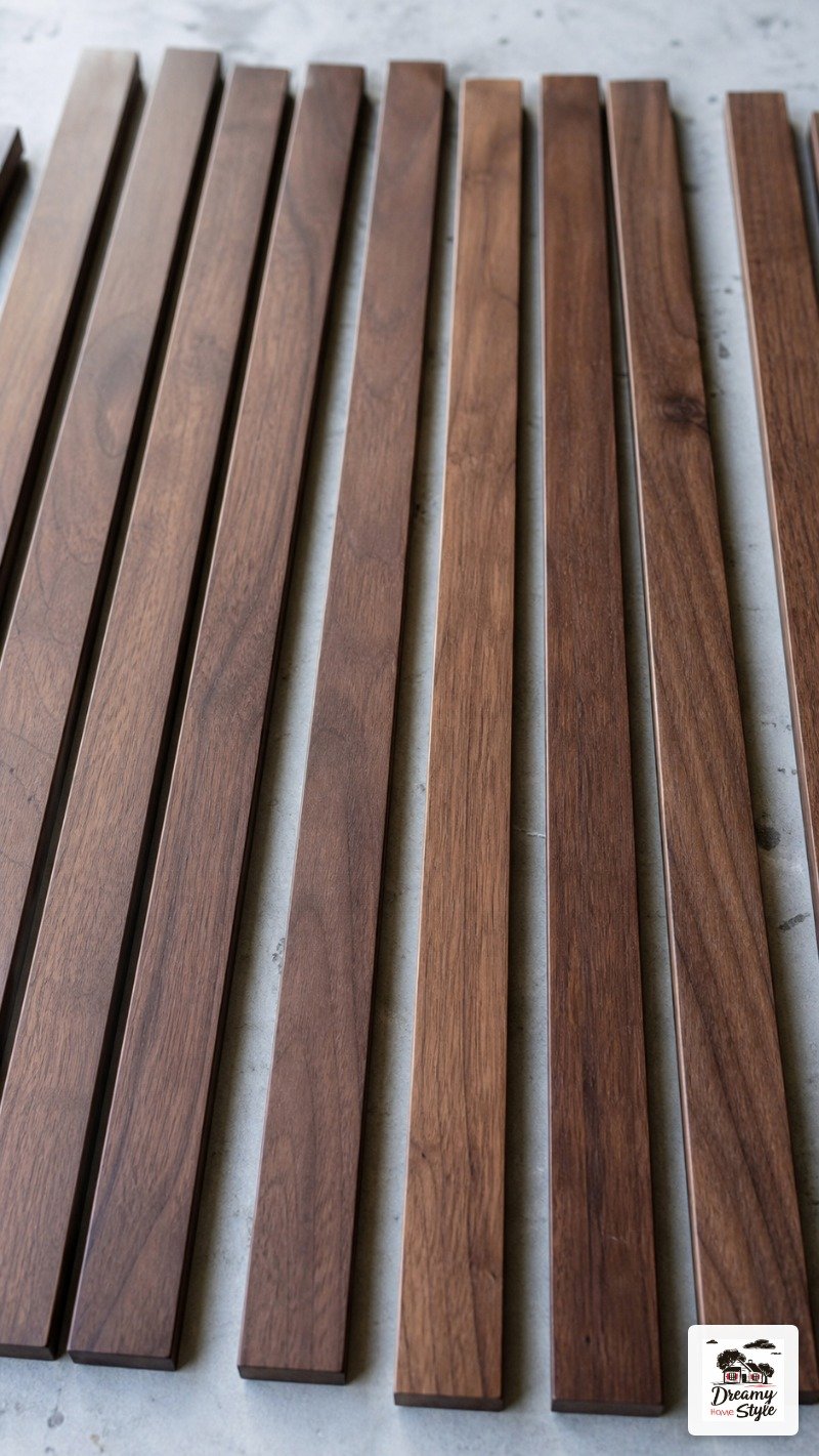 Staining the Slats Before They Go Up