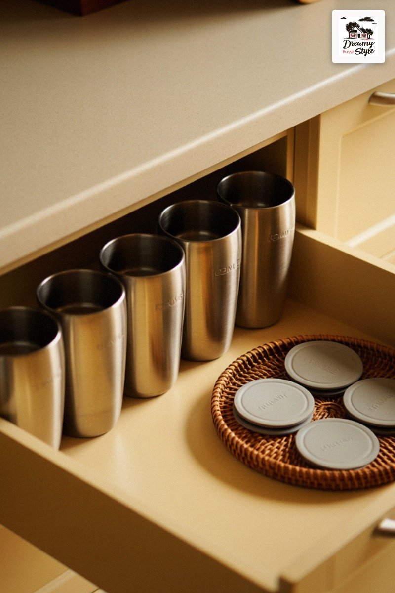 The Travel Mug Problem Has a Solution and It's a Drawer