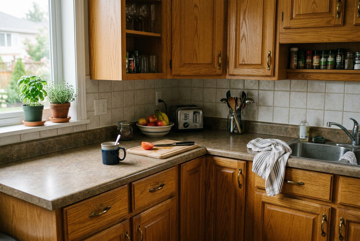 counter-tops-with-honey-oak-cabinets