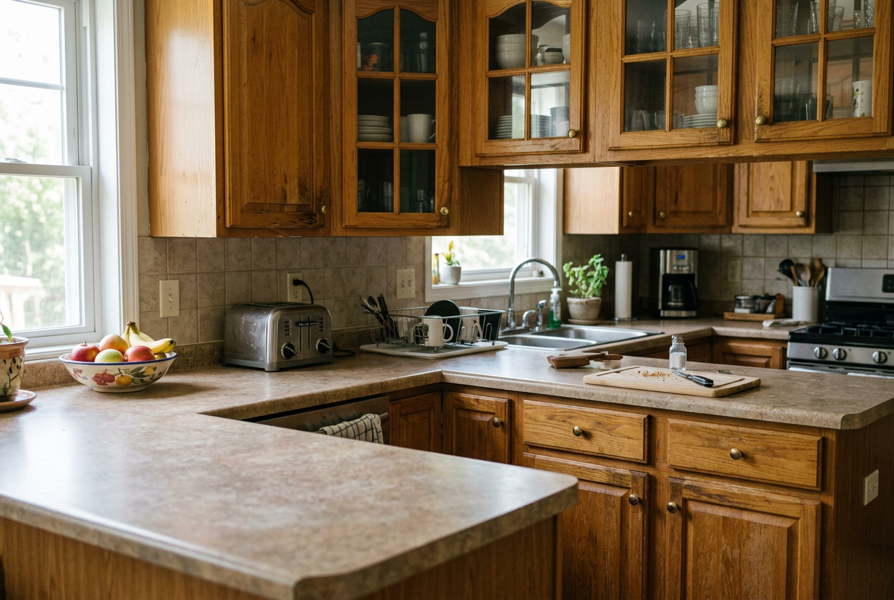 counter-tops-with-honey-oak-cabinets