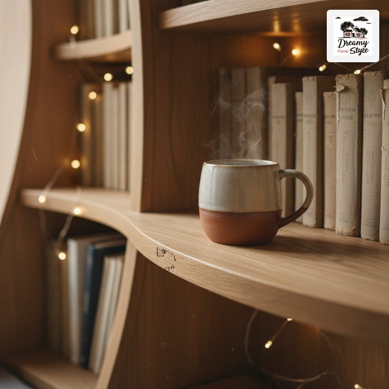 Add a Tiny Shelf at Sitting Height