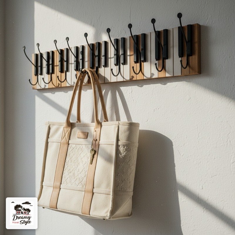 Styling the Hooks So It Doesn't Just Look Like Stuff Hanging on a Wall