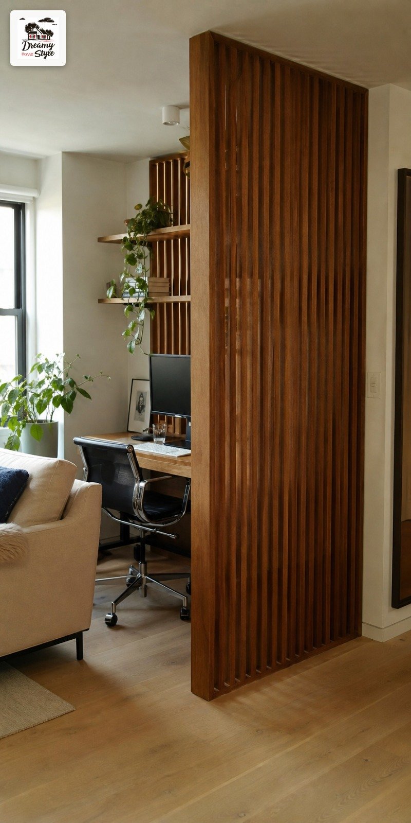 Use It to Actually Define a Home Office Corner