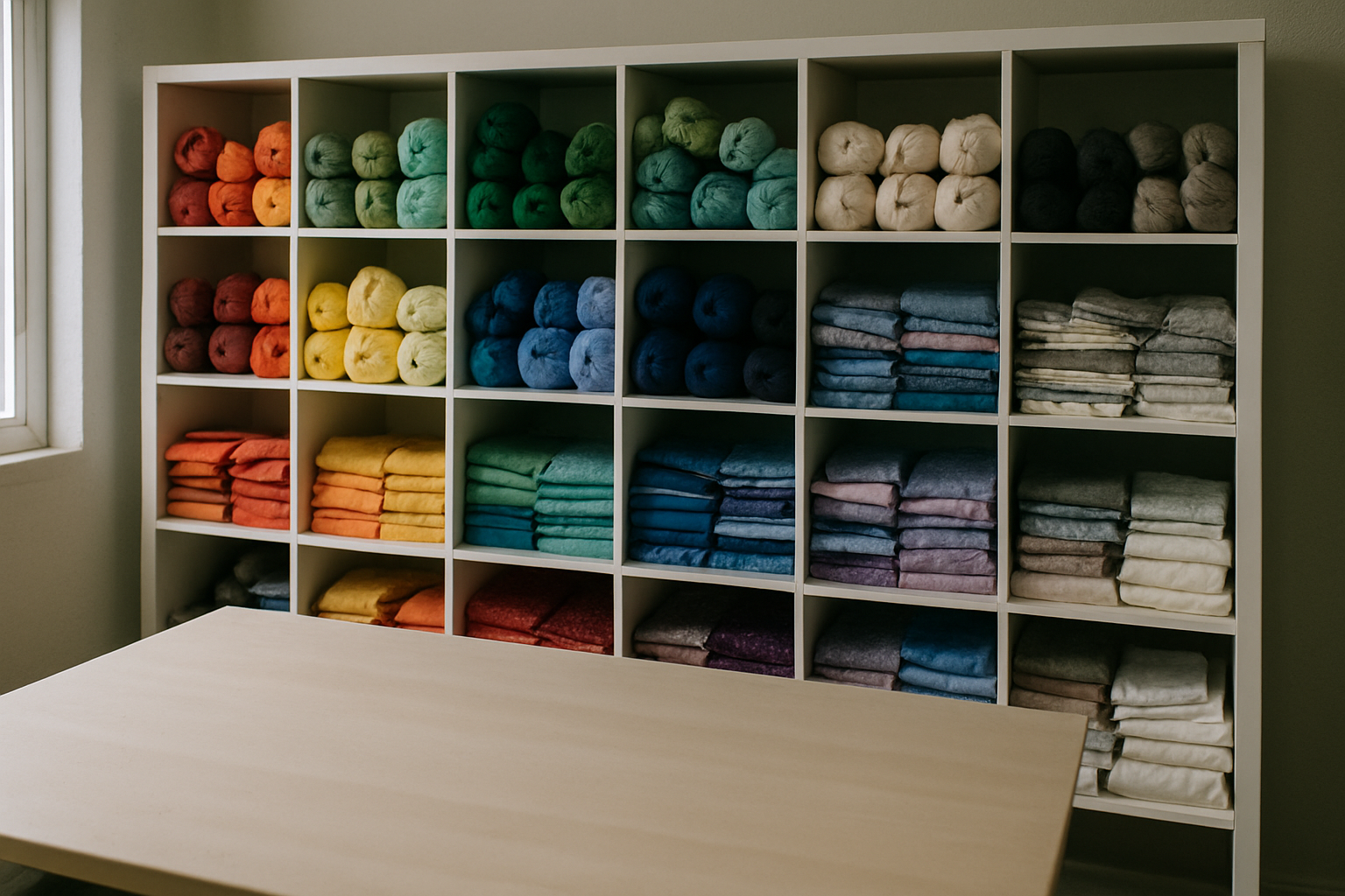 A craft-room wall — the $300 version of a $3,000 built-in