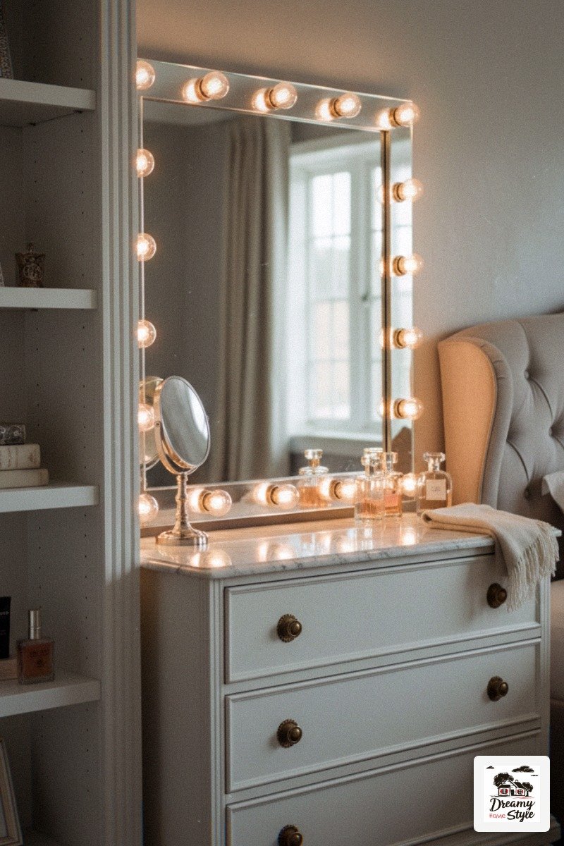 Floating Shelf vs. Vanity Table: One of These Reads as Built-In and It's Not the Expensive One