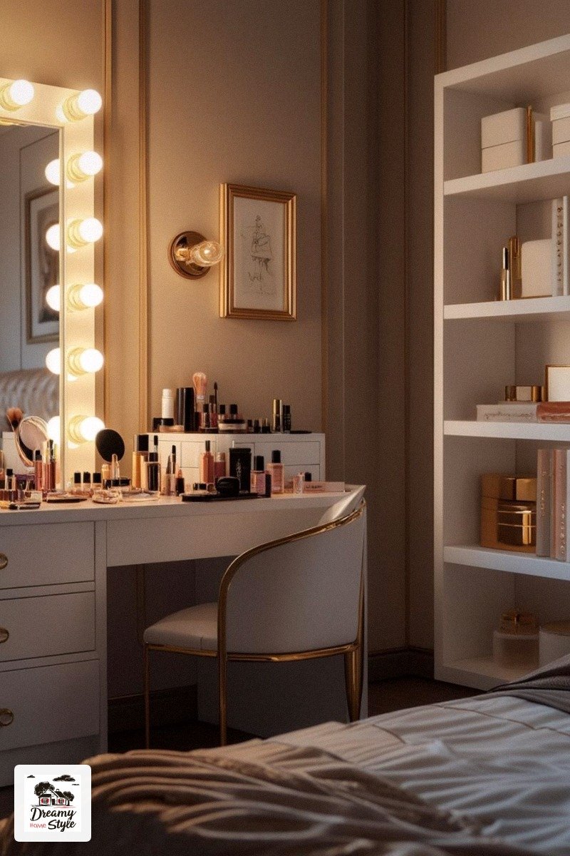 Floating Shelf vs. Vanity Table: One of These Reads as Built-In and It's Not the Expensive One