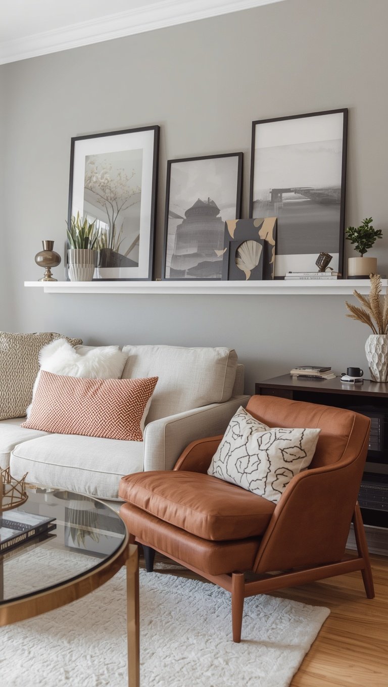 Picture Ledge Walls for People Who Change Their Mind Often