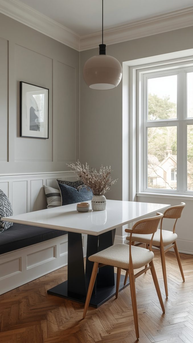 Mix in Chairs or Stools on the Open Side