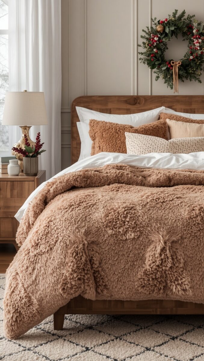 Drape a Chunky Knit banket