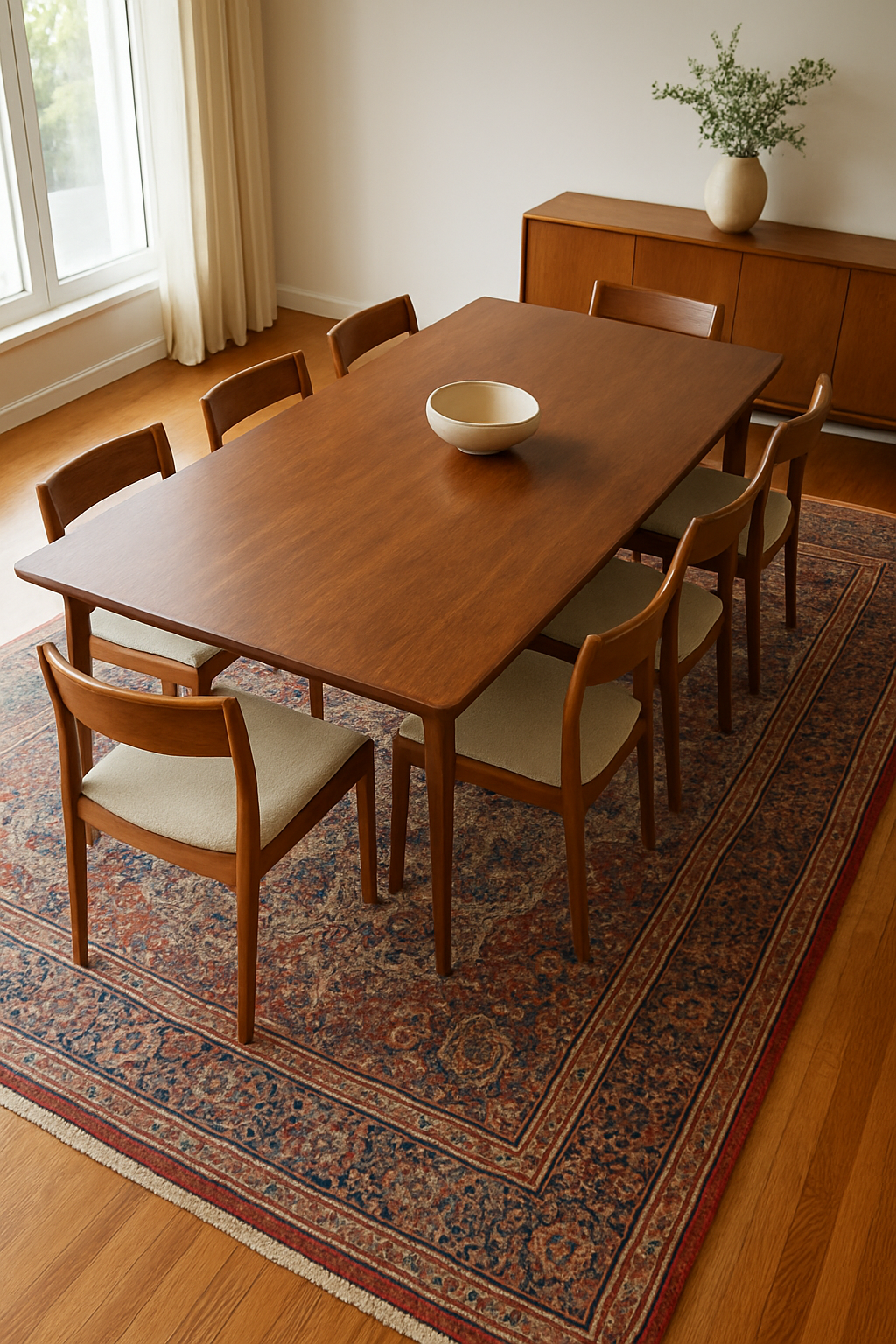 Rug Math: Twenty-Four Inches Past the Table Edge