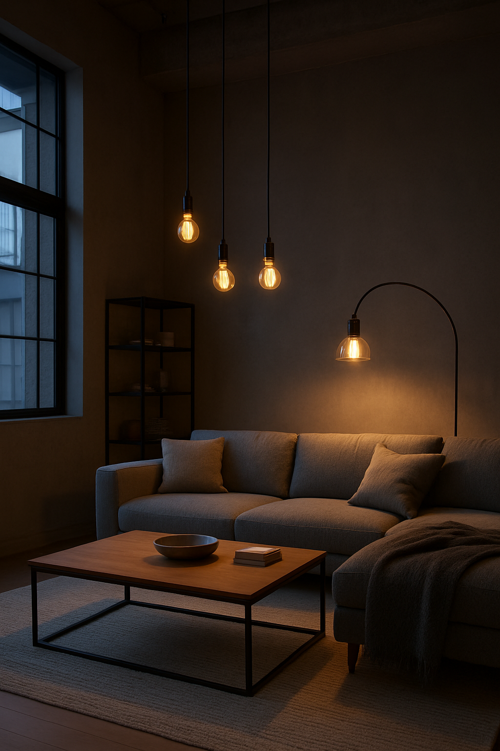 A Tall Ceiling Needs Light at Two Different Heights, Not One Fixture Doing Everything