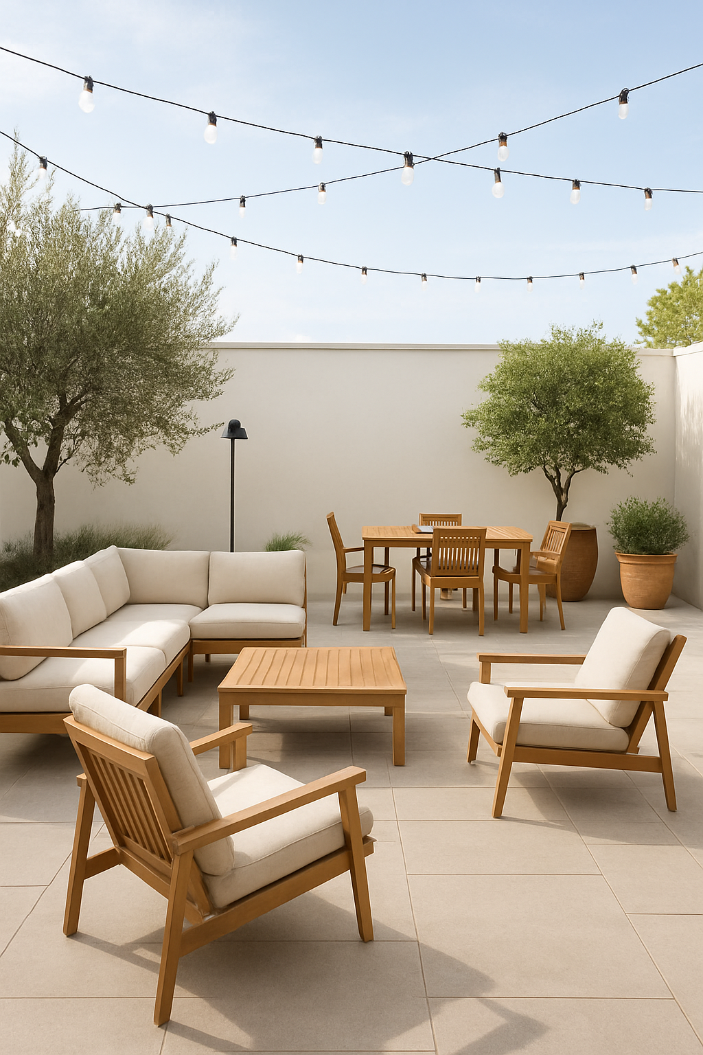 Inside the Free Plan: A Sectional, Two Chairs, a Table for Six