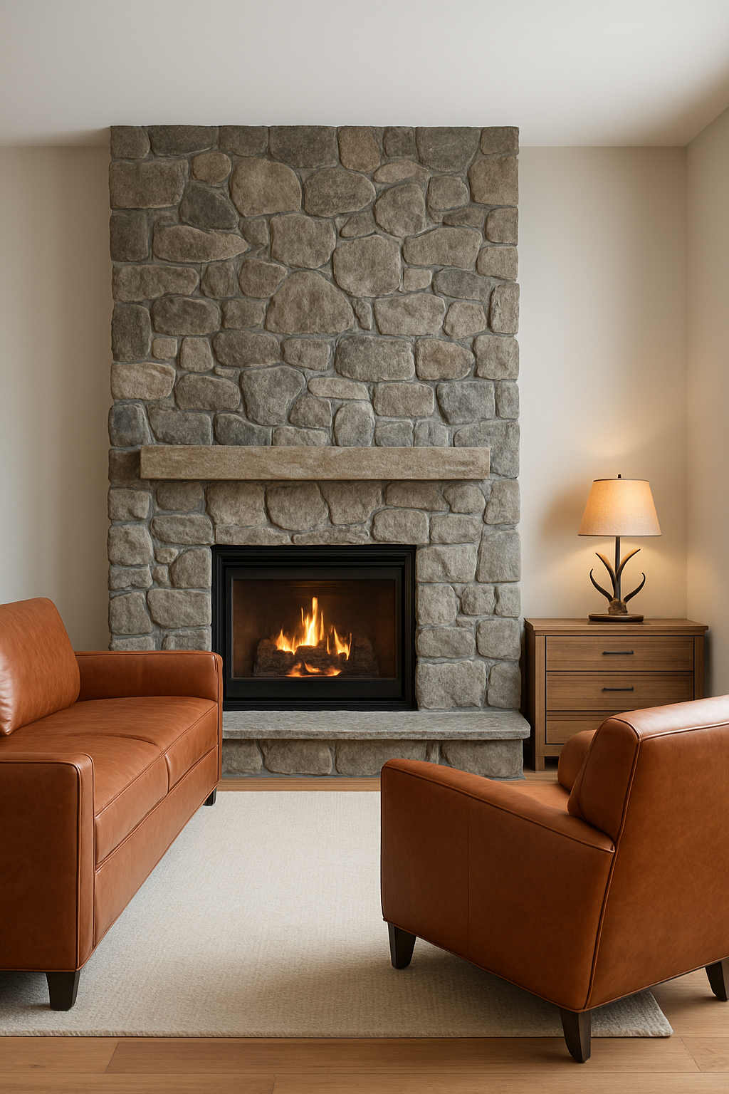 Fireplace or Media Unit: Pick One Wall